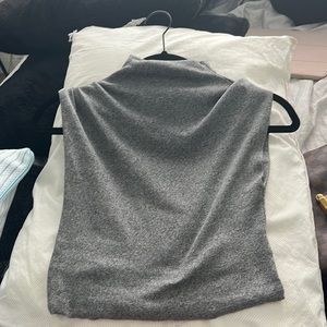 cropped tank with turtleneck